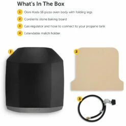Ooni Koda 16 Propane Gas Powered Portable Outdoor Pizza Oven 14 Ooni Koda 16 Propane Gas Powered Portable Outdoor Pizza Oven -BBQDIRECT Shop Ooni Koda 16 Propane Gas Powered Portable Outdoor Pizza Oven UU P0AB00 Whats In The Box