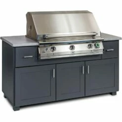 PGS 67-Inch Modano BBQ Island With Commercial T-Series 39-Inch Propane Gas Grill With Timer