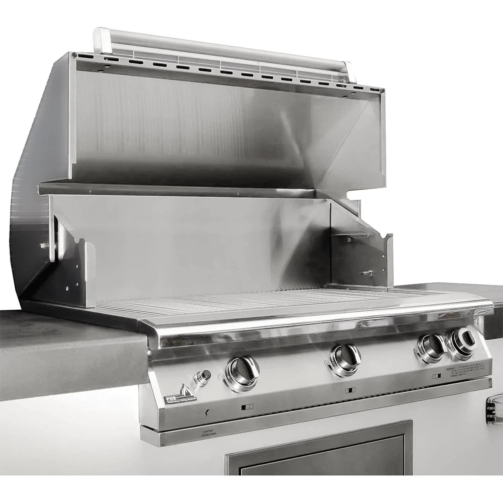 PGS T-Series Commercial 39-Inch Built-In Propane Gas Grill With Timer 4 PGS T-Series Commercial 39-Inch Built-In Propane Gas Grill With Timer - Image 2