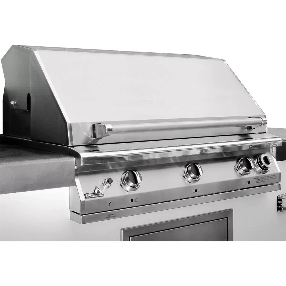 PGS T-Series Commercial 39-Inch Built-In Propane Gas Grill With Timer 3 PGS T-Series Commercial 39-Inch Built-In Propane Gas Grill With Timer
