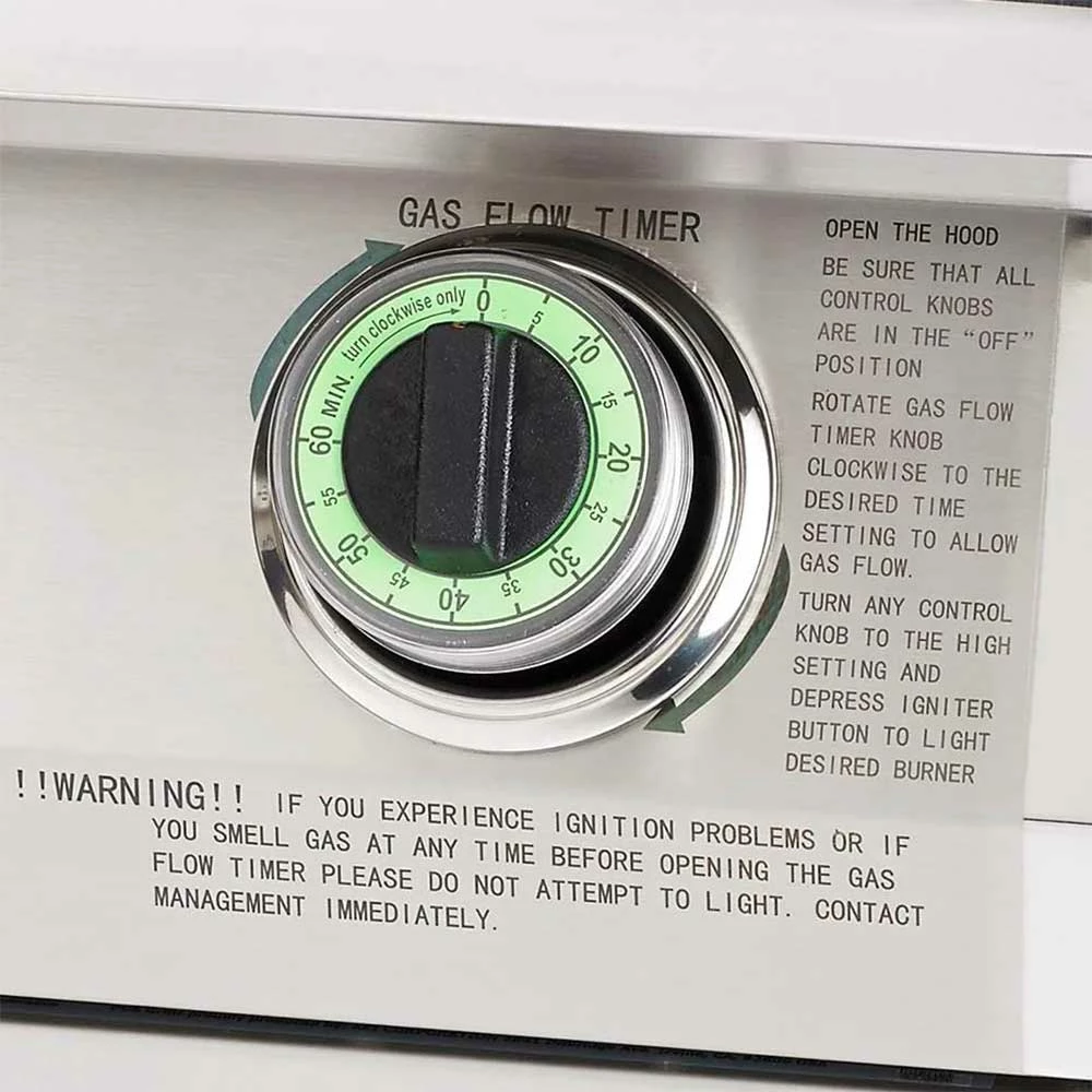 PGS T-Series Commercial 51-Inch Built-In Natural Gas Grill With Timer 5 PGS T-Series Commercial 51-Inch Built-In Natural Gas Grill With Timer - Image 3