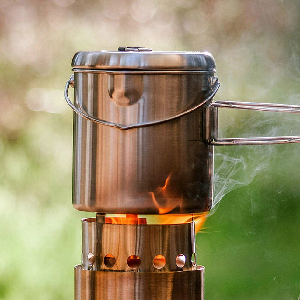 Solo Stove Pot 1800 Stainless Steel Camping Pot - 61 Ounces 4 Solo Stove Pot 1800 Stainless Steel Camping Pot - 61 Ounces - Image 2