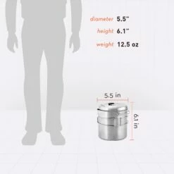 Solo Stove Pot 1800 Stainless Steel Camping Pot - 61 Ounces 11 Solo Stove Pot 1800 Stainless Steel Camping Pot - 61 Ounces -BBQDIRECT Shop POT1800 Camping Pot Specs