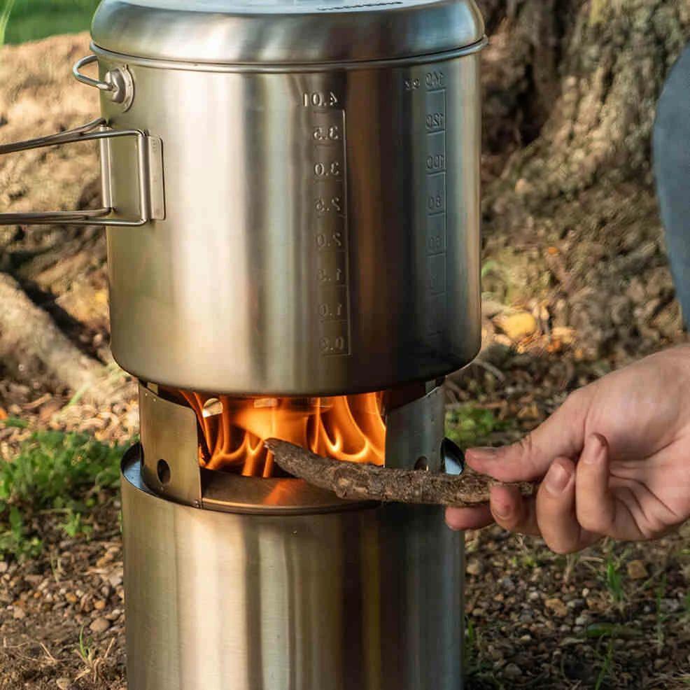 Solo Stove Pot 4000 Stainless Steel Camping Pot - 135 Ounces 5 Solo Stove Pot 4000 Stainless Steel Camping Pot - 135 Ounces - Image 3