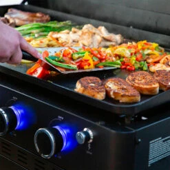 Pit Boss Grills Ultimate Series 63-Inch 5-Burner Freestanding Propane Gas Commercial Style Flat Top Griddle 16 Pit Boss Grills Ultimate Series 63-Inch 5-Burner Freestanding Propane Gas Commercial Style Flat Top Griddle -BBQDIRECT Shop Pit Boss Grills Ultimate 5 Burner Freestanding Propane Flat Top Griddle PB5BGD2 Cooking Grates