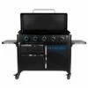 Pit Boss Grills Ultimate Series 63-Inch 5-Burner Freestanding Propane Gas Commercial Style Flat Top Griddle 2 Pit Boss Grills Ultimate Series 63-Inch 5-Burner Freestanding Propane Gas Commercial Style Flat Top Griddle -BBQDIRECT Shop Pit Boss Grills Ultimate 5 Burner Freestanding Propane Flat Top Griddle PB5BGD2 Front View