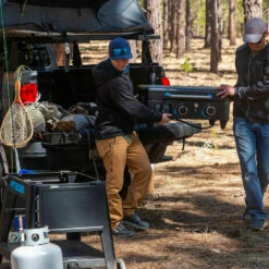 Pit Boss Grills Ultimate Lift-Off Series 50-Inch 2-Burner Freestanding/Tabletop Propane Gas Commercial Style Flat Top Griddle -BBQDIRECT Shop Pit Boss Grills Ultimate Lift Off Series 2 Burner Propane Flat Top Griddle PB2BGD2 Lifestyle 1