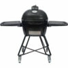 Primo All-In-One Oval JR 200 Charcoal Ceramic Kamado Grill 2 Primo All-In-One Oval JR 200 Charcoal Ceramic Kamado Grill -BBQDIRECT Shop Primo All In One JR 200 Oval Charcoal Ceramic Kamado Grill with Wheeled Stand and Side Shelves 7400