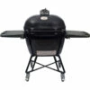 Primo All-In-One Oval XL 400 Charcoal Ceramic Kamado Grill -BBQDIRECT Shop Primo All In One XL 400 Oval Charcoal Ceramic Kamado Grill with Wheeled Stand and Side Shelves 7800