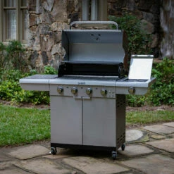Saber Grills Select 4-Burner 30-Inch Infrared Propane Gas Grill 14 Saber Grills Select 4-Burner 30-Inch Infrared Propane Gas Grill -BBQDIRECT Shop R52SC0421 saber OPP 4B grill lifestyle 0002 copy