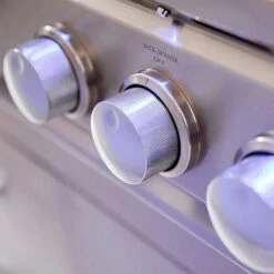 RCS Cutlass Pro Series 30-Inch 3-Burner Built-In Propane Gas Grill With Rear Infrared Burner & LED Lighting -BBQDIRECT Shop RCS Cutlass Pro Series 30 Inch 3 Burner Built In Propane Gas Grill with Rear Infrared Burner and LED Lighting RON30ALP LED Lighting Knobs