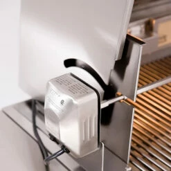 RCS Cutlass Pro Series 30-Inch 3-Burner Built-In Propane Gas Grill With Rear Infrared Burner & LED Lighting -BBQDIRECT Shop RCS Cutlass Pro Series 30 Inch 3 Burner Built In Propane Gas Grill with Rear Infrared Burner and LED Lighting RON30ALP Rotisserie Motor