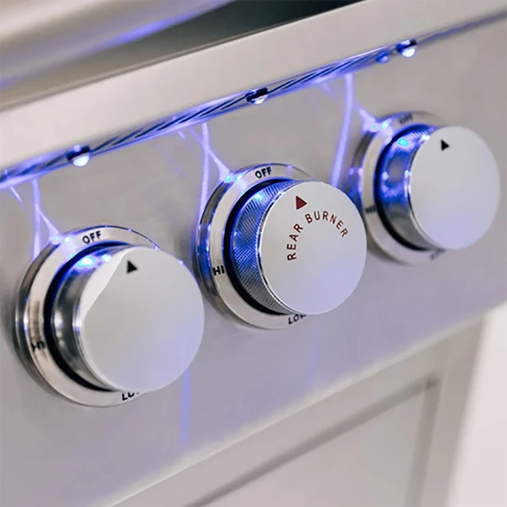 RCS Premier Series 40-Inch 5-Burner Built-In Natural Gas Grill With Rear Infrared Burner & LED Lighting 6 RCS Premier Series 40-Inch 5-Burner Built-In Natural Gas Grill With Rear Infrared Burner & LED Lighting - Image 4