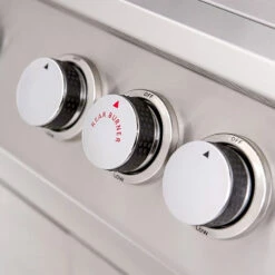 RCS Premier Series 40-Inch 5-Burner Built-In Propane Gas Grill With Rear Infrared Burner 17 RCS Premier Series 40-Inch 5-Burner Built-In Propane Gas Grill With Rear Infrared Burner -BBQDIRECT Shop RCS Premier Series 40 Inch 5 Burner Built In Propane Gas Grill with Rear Infrared Burner RJC40ALP Knobs