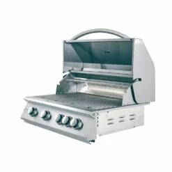 RCS Premier Series 32-Inch 4-Burner Built-In Natural Gas Grill With Rear Infrared Burner -BBQDIRECT Shop RJC32A RJC32A LP 3