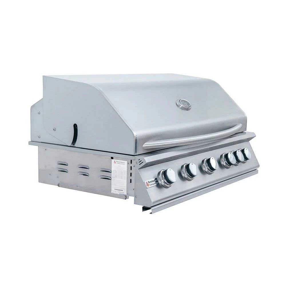 RCS Premier Series 40-Inch 5-Burner Built-In Propane Gas Grill With Rear Infrared Burner 11 RCS Premier Series 40-Inch 5-Burner Built-In Propane Gas Grill With Rear Infrared Burner - Image 9