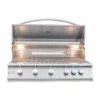 RCS Premier Series 40-Inch 5-Burner Built-In Natural Gas Grill With Rear Infrared Burner & LED Lighting -BBQDIRECT Shop RJC40AL RJC40AL LP 3