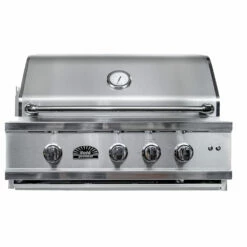 Sole Gourmet Luxury Series 30-Inch 3-Burner Built-In Natural Gas Grill With Rotisserie And LED Lights