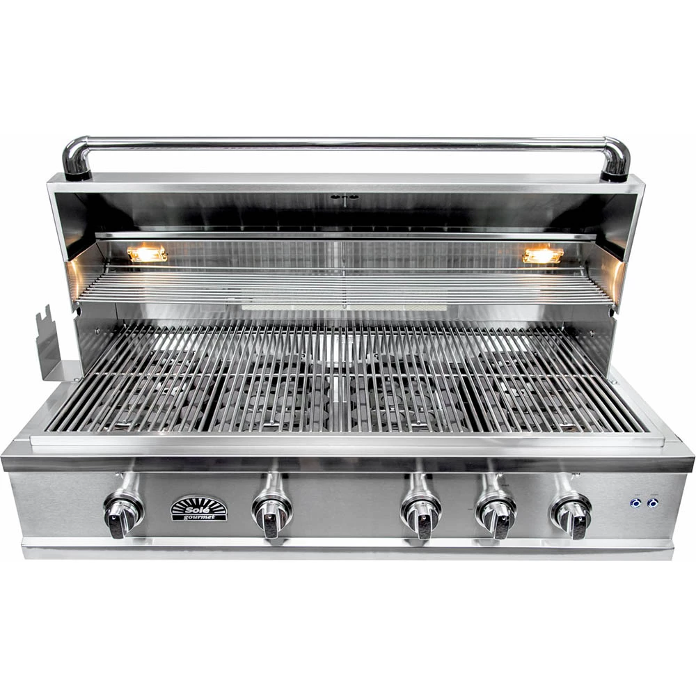 Sole Gourmet Luxury Series 42-Inch 4-Burner Built-In Natural Gas Grill With Rotisserie And LED Lights 6 Sole Gourmet Luxury Series 42-Inch 4-Burner Built-In Natural Gas Grill With Rotisserie And LED Lights - Image 4