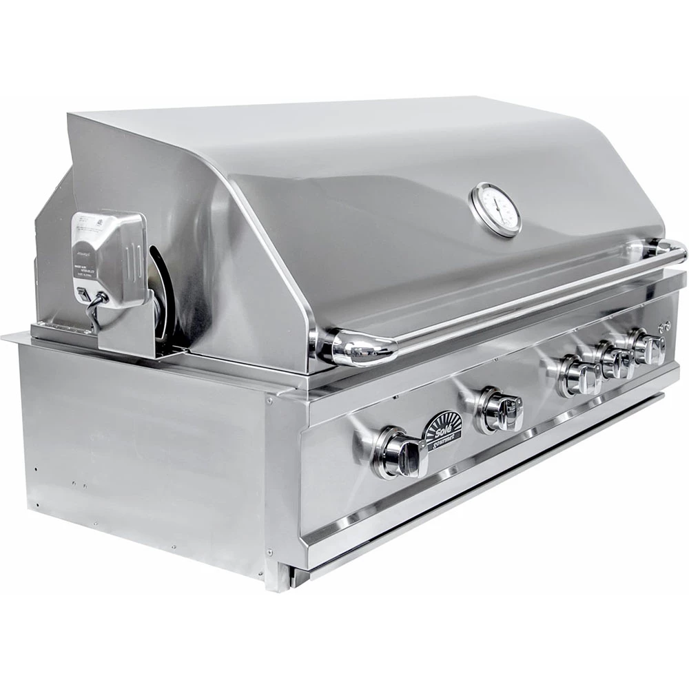 Sole Gourmet Luxury Series 42-Inch 4-Burner Built-In Natural Gas Grill With Rotisserie And LED Lights 9 Sole Gourmet Luxury Series 42-Inch 4-Burner Built-In Natural Gas Grill With Rotisserie And LED Lights - Image 7