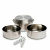Solo Stove Stainless Steel 3 Pot Set For Camping -BBQDIRECT Shop SS3POT Camping Pot Set