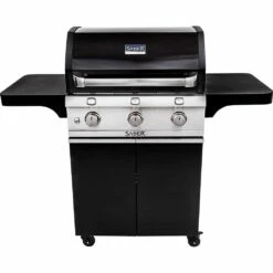 Saber Grills Cast Black 500 32-Inch 3-Burner Freestanding Infrared Propane Gas Grill
