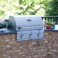 Saber Grills Stainless 500 32-Inch 3-Burner Built-In Infrared Natural Gas Grill 18 Saber Grills Stainless 500 32-Inch 3-Burner Built-In Infrared Natural Gas Grill -BBQDIRECT Shop Saber Grills Stainless 500 3 Burner Built In Gas Grill R50SB0417 Lifestyle