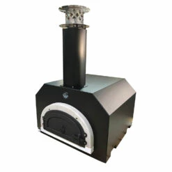 Chicago Brick Oven CBO-500 Countertop Wood-Fired Residential Outdoor Pizza Oven - Black -BBQDIRECT Shop Solar Black 6 1500x