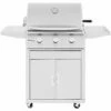 Summerset Grills Sizzler 26-Inch 3-Burner Freestanding Natural Gas Grill 2 Summerset Grills Sizzler 26-Inch 3-Burner Freestanding Natural Gas Grill -BBQDIRECT Shop Summerset Grills SIZ26 NG CART SIZ26 Sizzler 26 Inch 3 Burner Freestanding Natural Gas Grill