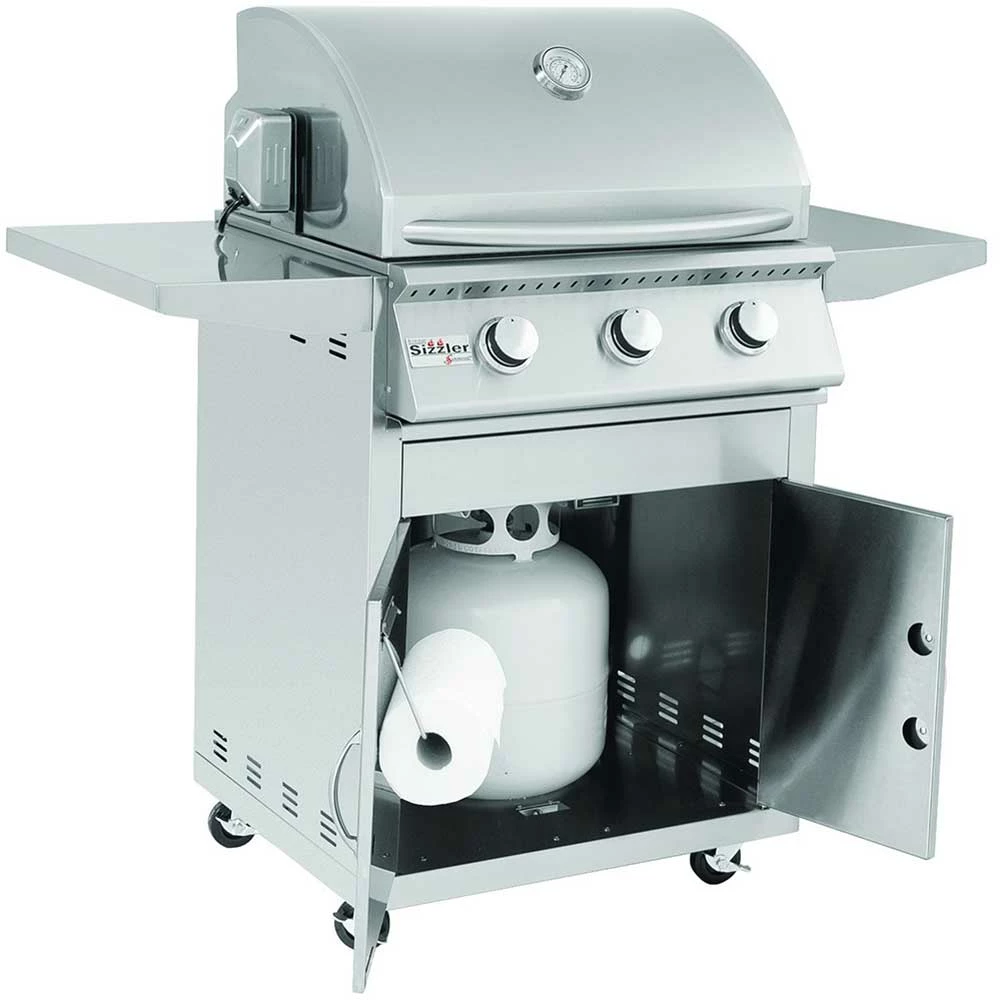 Summerset Grills Sizzler 26-Inch 3-Burner Freestanding Natural Gas Grill 4 Summerset Grills Sizzler 26-Inch 3-Burner Freestanding Natural Gas Grill - Image 2