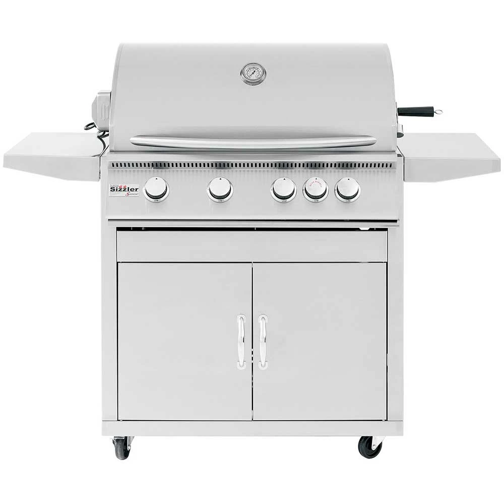 Summerset Grills Sizzler 32-Inch 4-Burner Freestanding Propane Gas Grill With Rear Infrared Burner 3 Summerset Grills Sizzler 32-Inch 4-Burner Freestanding Propane Gas Grill With Rear Infrared Burner