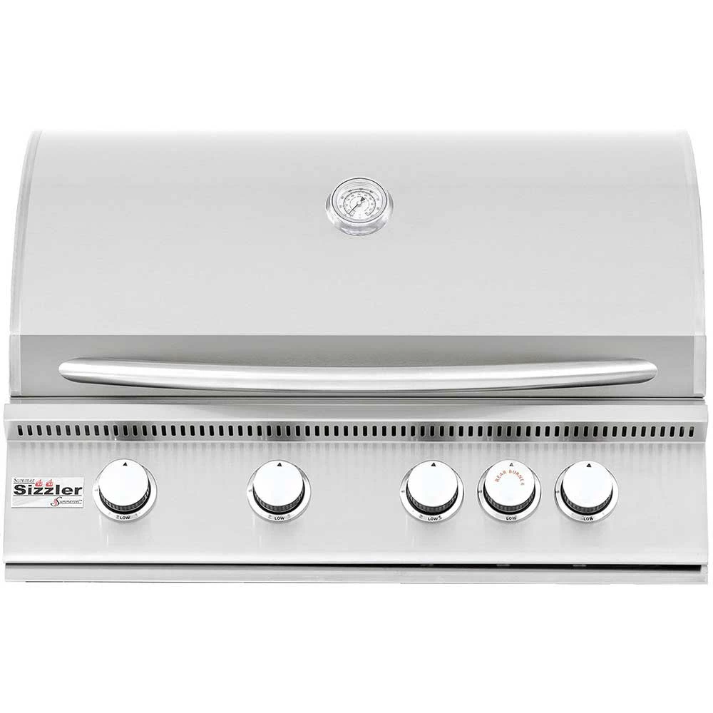 Summerset Grills Sizzler 32-Inch 4-Burner Built-In Natural Gas Grill With Rear Infrared Burner 8 Summerset Grills Sizzler 32-Inch 4-Burner Built-In Natural Gas Grill With Rear Infrared Burner - Image 6