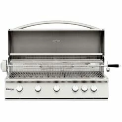 Summerset Grills Sizzler 40-Inch 5-Burner Built-In Natural Gas Grill With Rear Infrared Burner