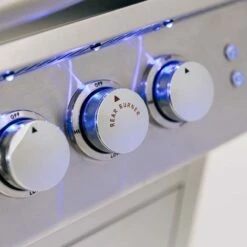 Summerset Grills Sizzler Pro 32-Inch 4-Burner Freestanding Natural Gas Grill With Rear Infrared Burner 16 Summerset Grills Sizzler Pro 32-Inch 4-Burner Freestanding Natural Gas Grill With Rear Infrared Burner -BBQDIRECT Shop Summerset Grills SIZPRO32 NG CART SIZ32 DC Sizzler Pro 32 Inch 4 Burner Freestanding Natural Gas Grill with Rear Infrared Burner Knobs