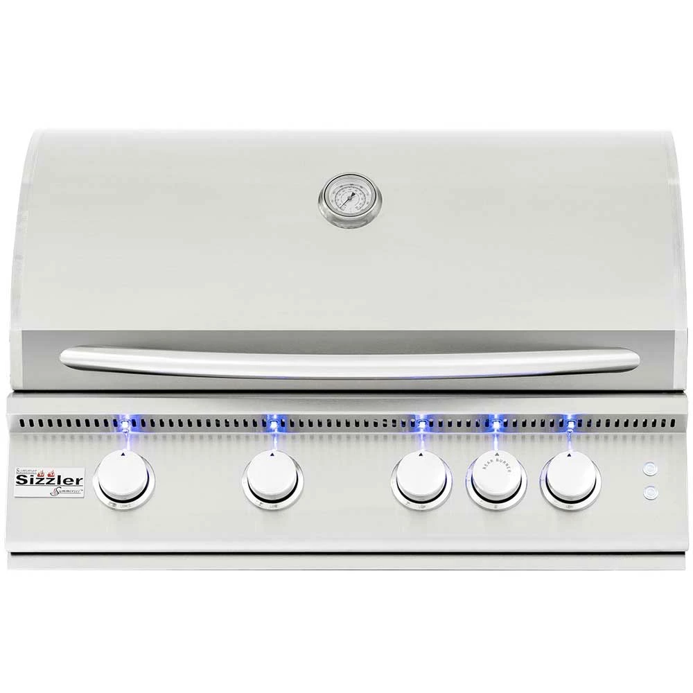 Summerset Grills Sizzler Pro 32-Inch 4-Burner Built-In Natural Gas Grill With Rear Infrared Burner 11 Summerset Grills Sizzler Pro 32-Inch 4-Burner Built-In Natural Gas Grill With Rear Infrared Burner - Image 9