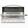 Summerset Grills Sizzler Pro 40-Inch 5-Burner Built-In Propane Gas Grill With Rear Infrared Burner -BBQDIRECT Shop Summerset Grills SIZPRO40 LP Sizzler Pro 40 Inch 5 Burner Built In Propane Gas Grill with Rear Infrared Burner Closed