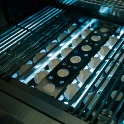 Summerset Grills Sizzler Pro 40-Inch 5-Burner Freestanding Natural Gas Grill With Rear Infrared Burner -BBQDIRECT Shop Summerset Grills SIZPRO40 NG CART SIZ40 DC Sizzler Pro 40 Inch 5 Burner Freestanding Natural Gas Grill with Rear Infrared Burner Cooking Surface 1 On