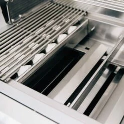 Summerset Grills Sizzler Pro 40-Inch 5-Burner Freestanding Natural Gas Grill With Rear Infrared Burner -BBQDIRECT Shop Summerset Grills SIZPRO40 NG CART SIZ40 DC Sizzler Pro 40 Inch 5 Burner Freestanding Natural Gas Grill with Rear Infrared Burner Cooking Surface 2