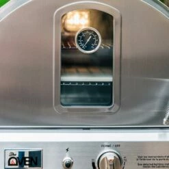 Summerset Grills Built-In/Countertop Propane Gas Stainless Steel Outdoor Pizza Oven -BBQDIRECT Shop Summerset Grills SS OVBI LP Built In Countertop Propane Gas Stainless Steel Outdoor Pizza Oven Front View