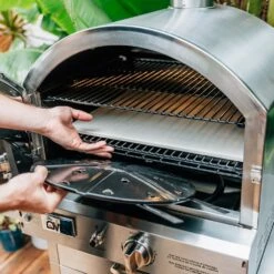 Summerset Grills Freestanding Propane Gas Stainless Steel Outdoor Pizza Oven 20 Summerset Grills Freestanding Propane Gas Stainless Steel Outdoor Pizza Oven -BBQDIRECT Shop Summerset Grills SS OVFS LP Freestanding Propane Gas Stainless Steel Outdoor Pizza Oven Diffisuer