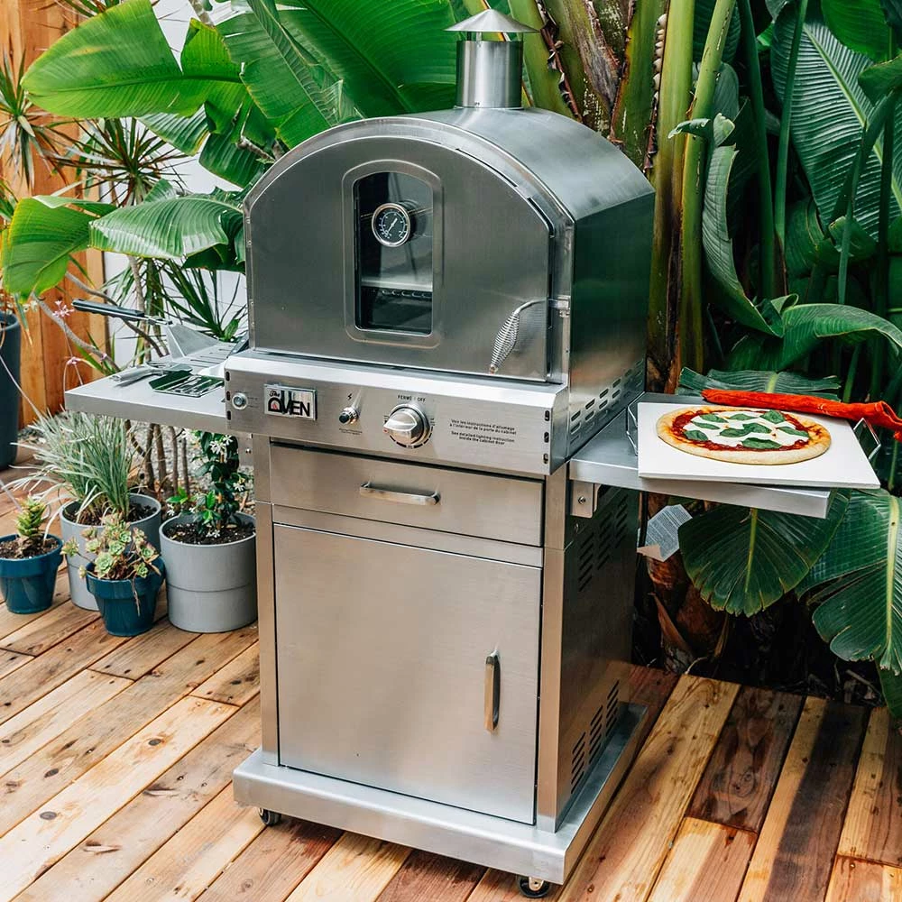 Summerset Grills Freestanding Propane Gas Stainless Steel Outdoor Pizza Oven 4 Summerset Grills Freestanding Propane Gas Stainless Steel Outdoor Pizza Oven - Image 2
