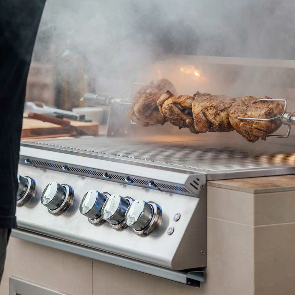 Summerset Grills Sizzler Pro 32-Inch 4-Burner Built-In Natural Gas Grill With Rear Infrared Burner 7 Summerset Grills Sizzler Pro 32-Inch 4-Burner Built-In Natural Gas Grill With Rear Infrared Burner - Image 5