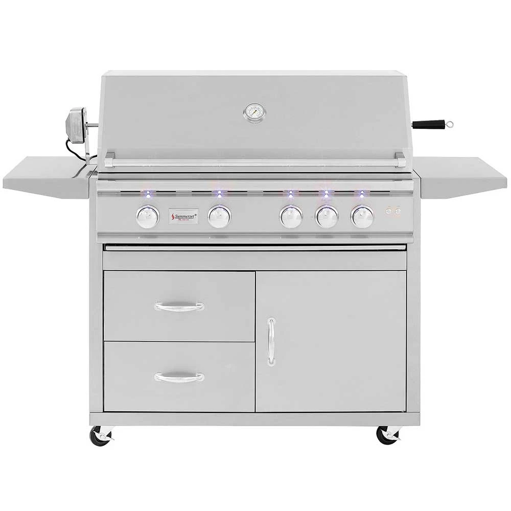 Summerset Grills TRL 38-Inch 4-Burner Deluxe Freestanding Propane Gas Grill With Rear Infrared Burner 3 Summerset Grills TRL 38-Inch 4-Burner Deluxe Freestanding Propane Gas Grill With Rear Infrared Burner