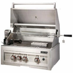 Sunstone Grill Professional Series 28-Inch 3-Burner Built-In Propane Gas Grill With Rear Infrared Burner
