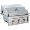 Sunstone Grill Ruby Series 30-Inch 3-Burner Built-In Propane Gas Grill -BBQDIRECT Shop Sunstone Grill Ruby Series 30 Inch 3 Burner Built In Propane Gas Grill Ruby3B LP