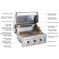 Sunstone Grill Ruby Series 36-Inch 4-Burner Built-In Natural Gas Grill 13 Sunstone Grill Ruby Series 36-Inch 4-Burner Built-In Natural Gas Grill -BBQDIRECT Shop Sunstone Grill Ruby Series 36 Inch 4 Burner Built In Natural Gas Grill Ruby4B NG Features