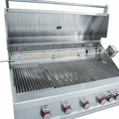 Sunstone Grill Ruby Series 42-Inch 5-Burner Built-In Propane Gas Grill With Rear Infrared Burner 18 Sunstone Grill Ruby Series 42-Inch 5-Burner Built-In Propane Gas Grill With Rear Infrared Burner -BBQDIRECT Shop Sunstone Grill Ruby Series 42 Inch 5 Burner Built In Propane Gas Grill with Rear Infrared Burner Ruby5BIR LP Cooking Surface Rotisserie