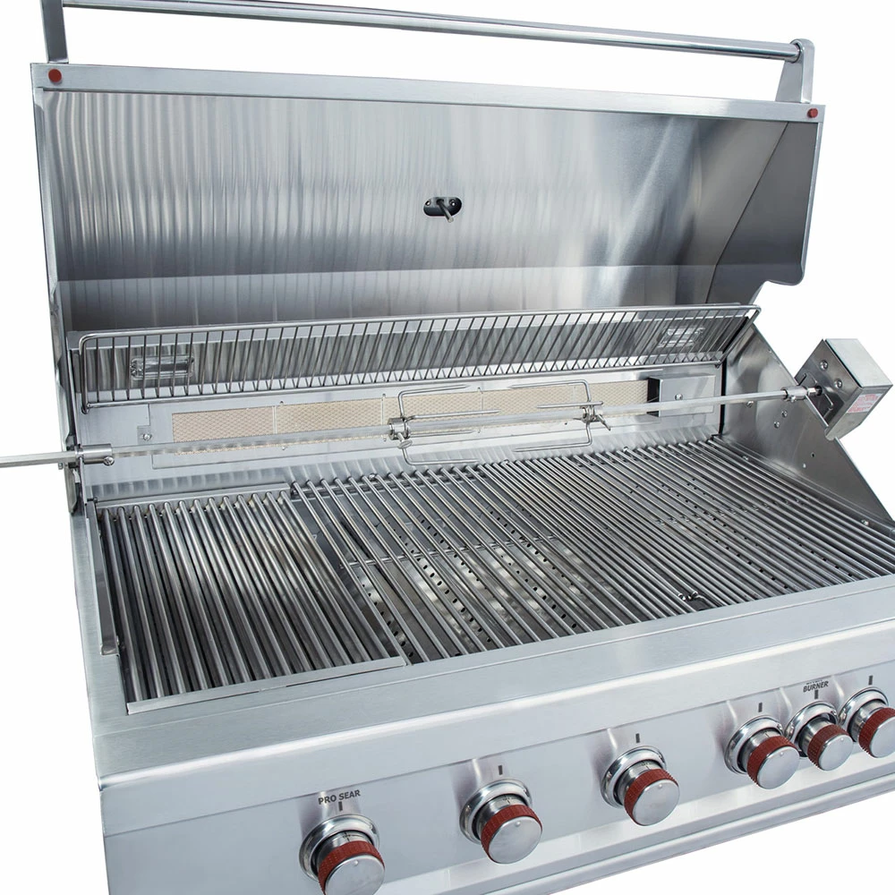 Sunstone Grill Ruby Series 42-Inch 5-Burner Built-In Propane Gas Grill With Rear Infrared Burner 9 Sunstone Grill Ruby Series 42-Inch 5-Burner Built-In Propane Gas Grill With Rear Infrared Burner - Image 7