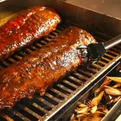 TEC Grills Sterling Patio FR 26-Inch Infrared Natural Gas Grill On Stainless Pedestal -BBQDIRECT Shop TEC Patio FR 26 inch Built in Grill smoking ribs 3