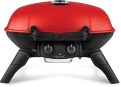 Napoleon TravelQ 285 Portable Propane Gas Grill With Griddle - Red -BBQDIRECT Shop TQ285 Prod Str RD2 800px
